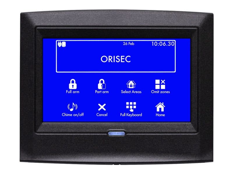 Wireless alarm keypad