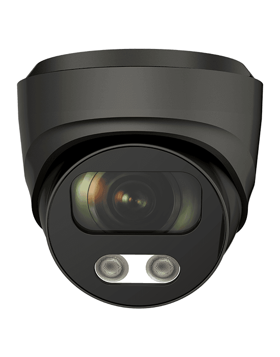 Outdoor security camera on a home